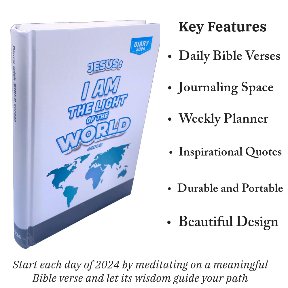 2024 Daily Bible Verse Diary - Spiritual Insight and Reflection for Faithful Living