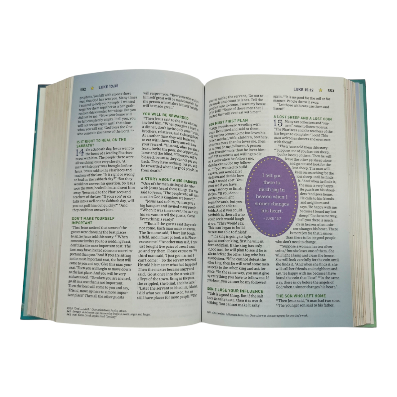 Bedtime Devotions with Jesus Bible – Hardcover, 365 Daily Devotions for Children, Full-Color Illustrations – ISBN 9780785230229