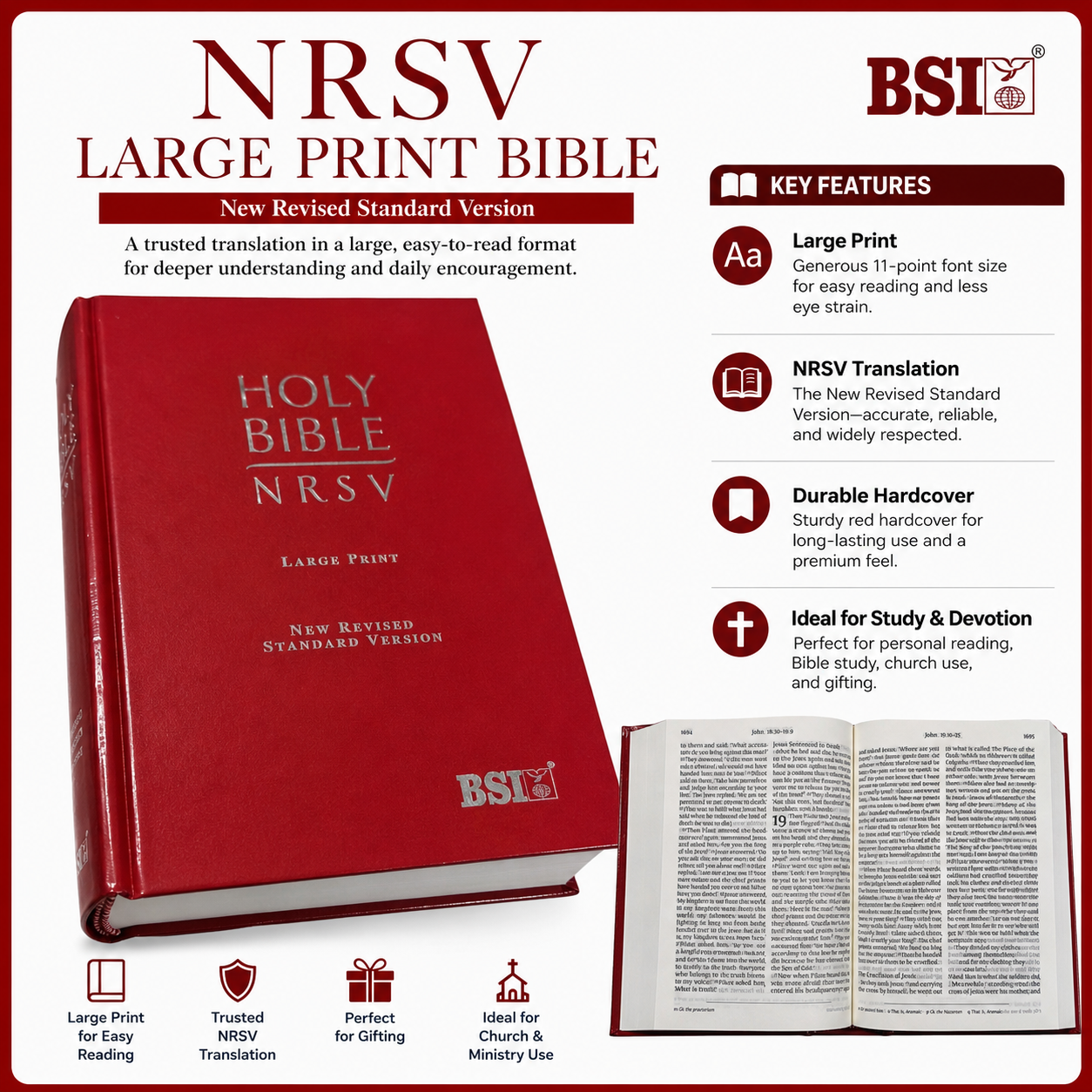 NRSV Large Print Bible