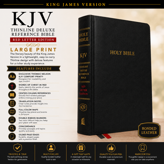 KJV Thinline Deluxe Reference Bible King James Version