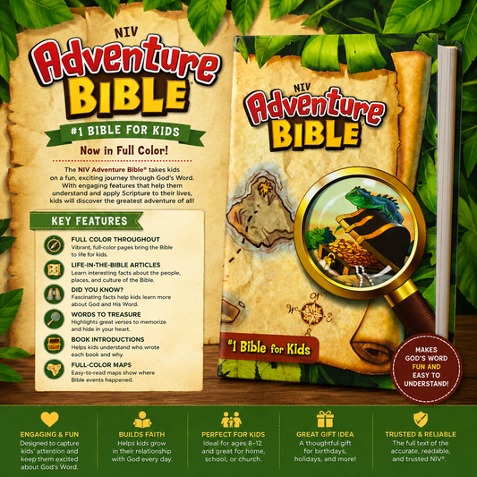 NIV Adventure Bible Hardcover Full Color New International Version