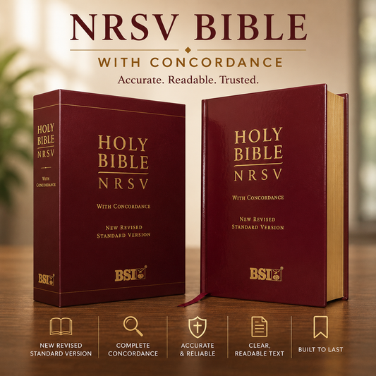 NRSV Bible with Concordance, New Revised Standard Version (Old & New Testament)