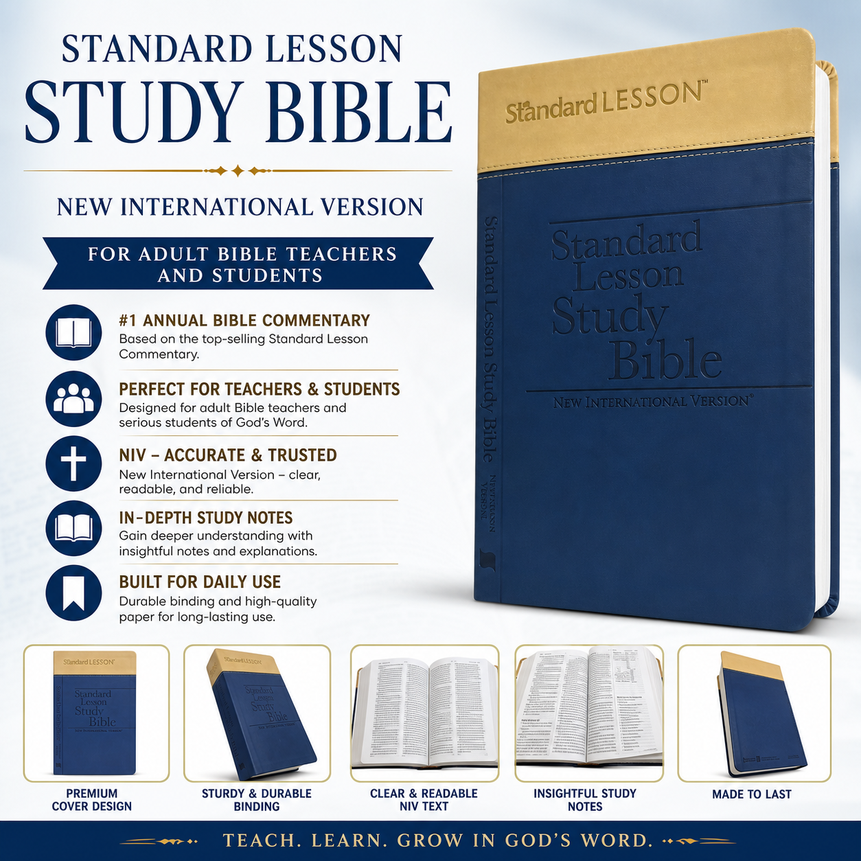 Standard Lesson Study Bible, 60 Years of Commentary (NIV / KJV Adult Study Bible)