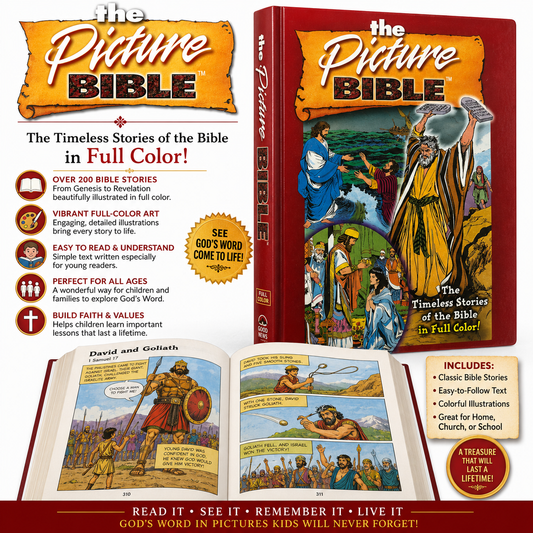 The Picture Bible, Full Color Edition, 233 Timeless Bible Stories in Comic Format (David C. Cook)