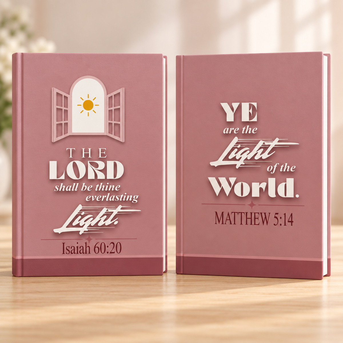 2027 Christian Daily Diary Planner & Devotional Journal – Pink Hardcover, 365-Day Bible Verses