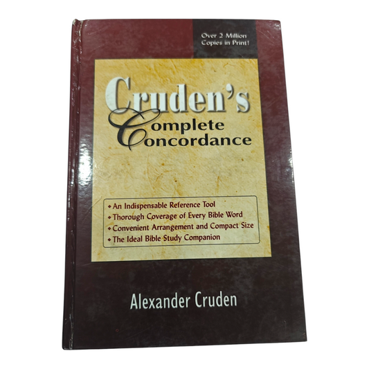 Cruden’s Complete Concordance – Classic Word Index to KJV Bible, Hardcover Reference Tool for Pastors & Bible Students | Verse-by-Verse Lookup, Easy Alphabetical Format | ISBN 9788173622311