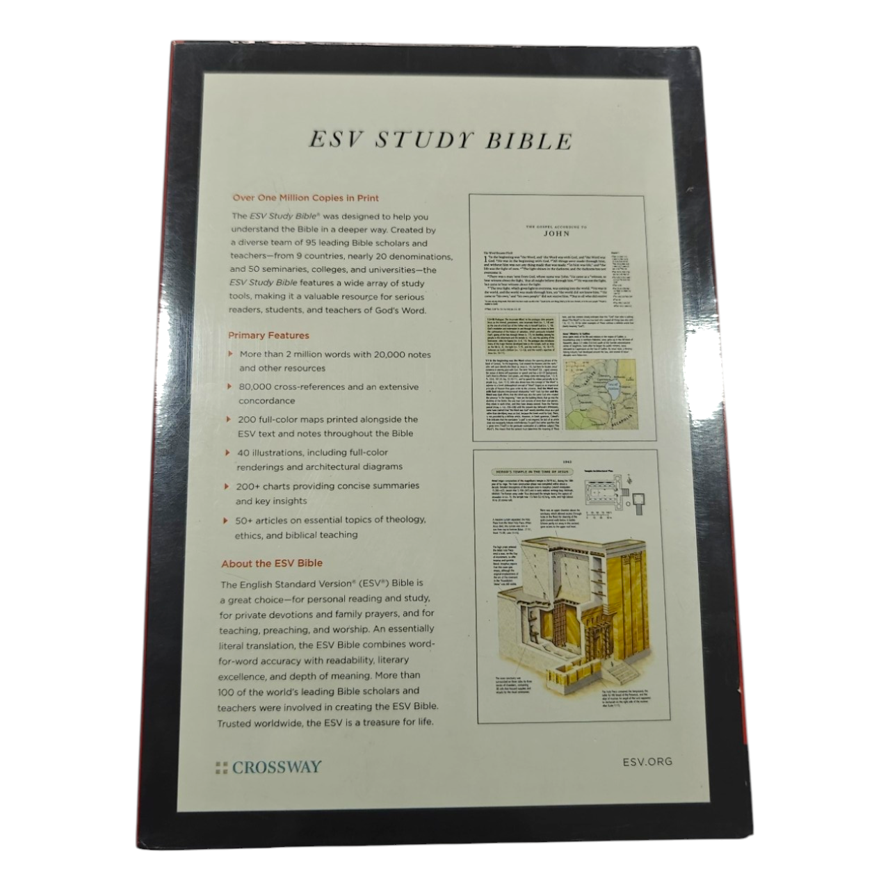 ESV Study Bible, Hardcover | The Award-Winning Gold Standard for In-Depth Biblical Study (ISBN 9781433502415)