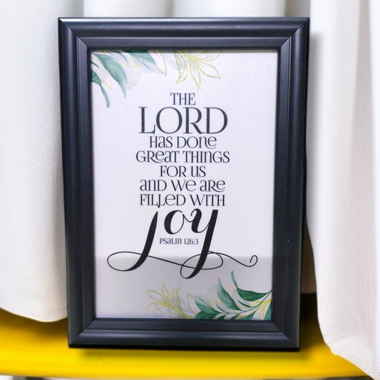 High Quality| Best Gift For Home Decor | Size : 7 inch By 5 inch | D10 |Hanging Frame | Premium Hindi Bible Verses Photo Frame