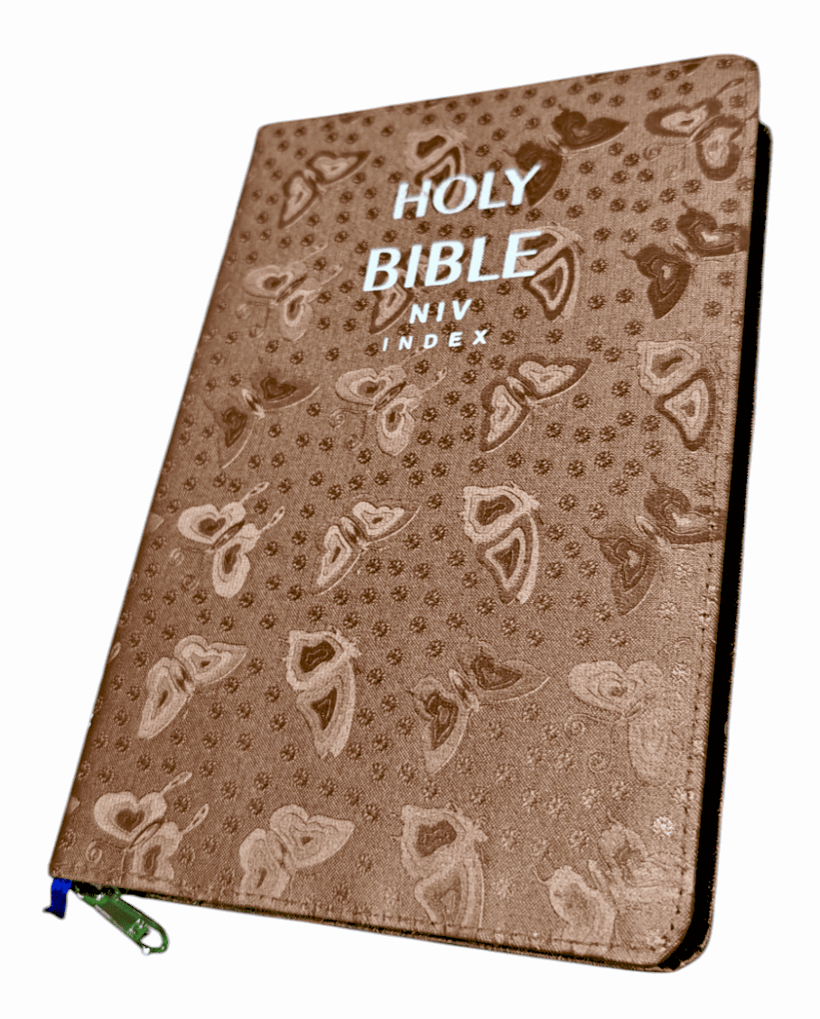 "NIV English Bible with Zip Cover – Premium Quality and Durable Design"