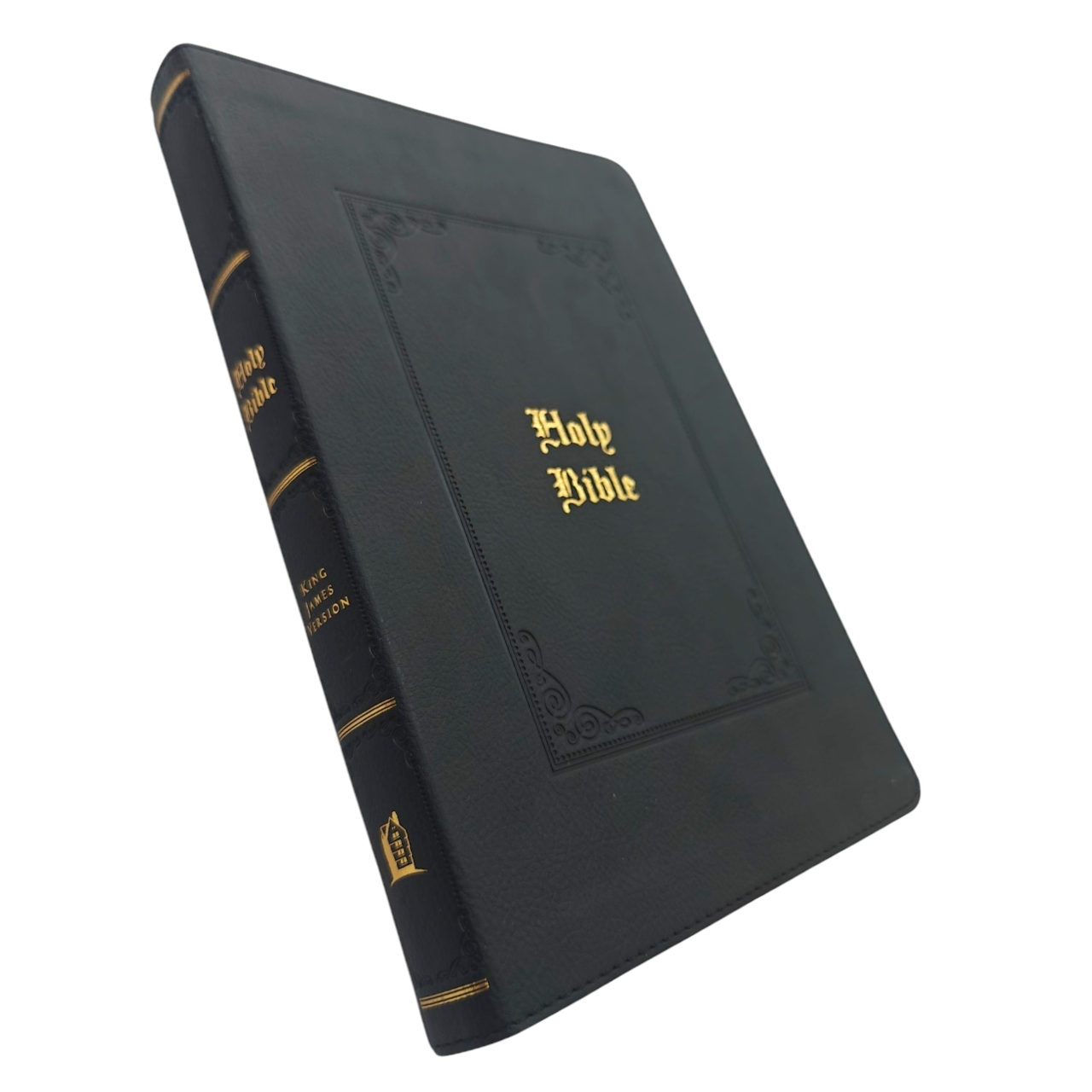 KJV Large Print Thinline Bible – Black LeatherTouch, Red Letter Edition, 11-Point Comfort Print, Ultra-Portable (0.9" Thick) – ISBN 9780785241898