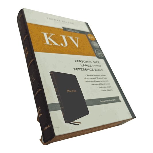 KJV Personal Size Large Print Reference Bible – Compact, Easy-to-Read with Cross-References (ISBN: 9780785294573)