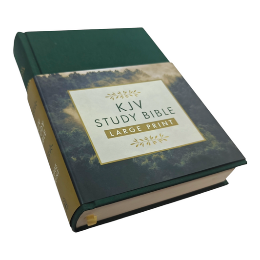 KJV Study Bible – Large Print Hardcover, Full-Color Maps & Charts, Book Introductions, Verse-by-Verse Notes, Words of Christ in Red | Perfect for Seniors & Bible Study Groups | ISBN 9781643527963