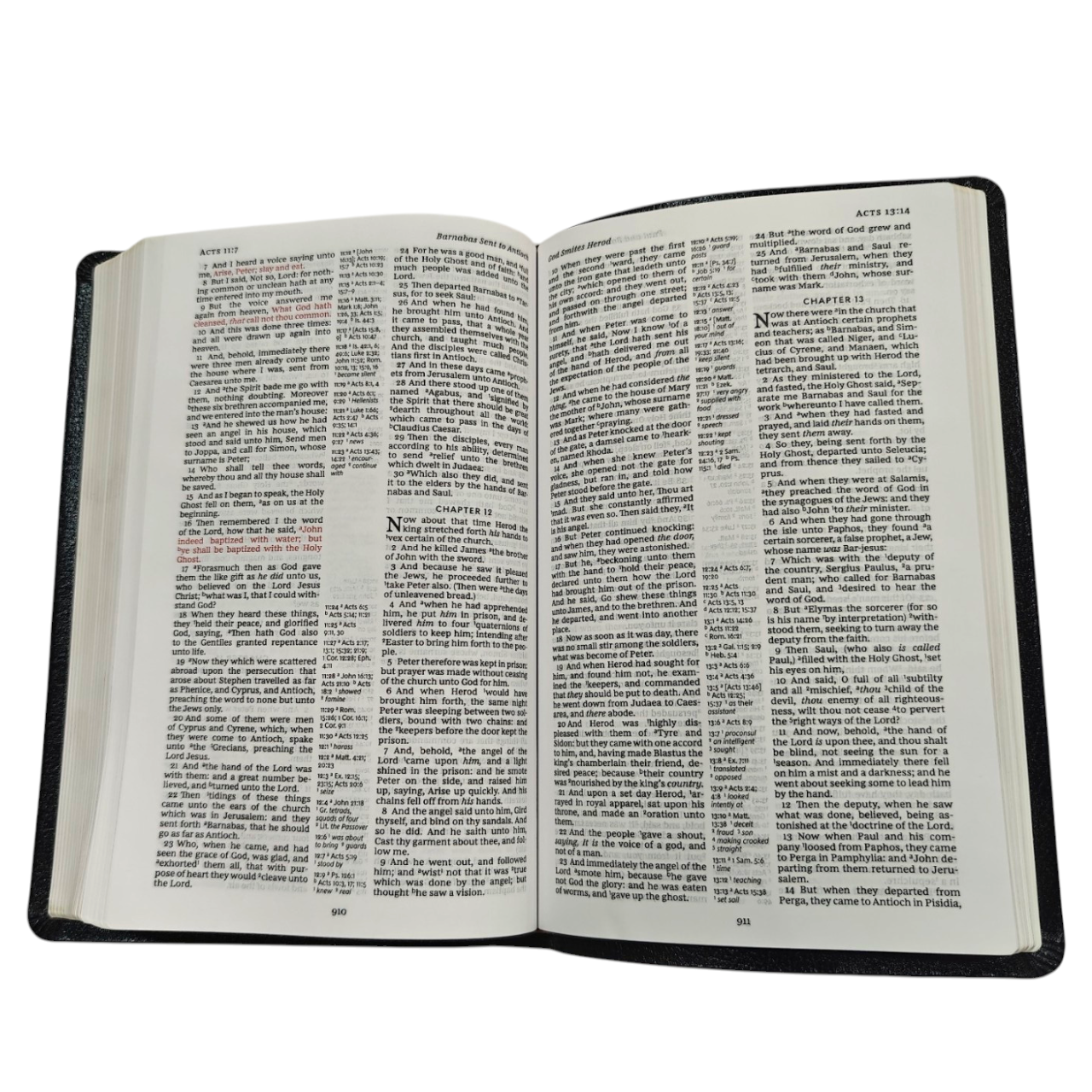 KJV Thinline Reference Bible, Black LeatherLook, Red Letter Edition – Comfort Print, ISBN 9780785215752