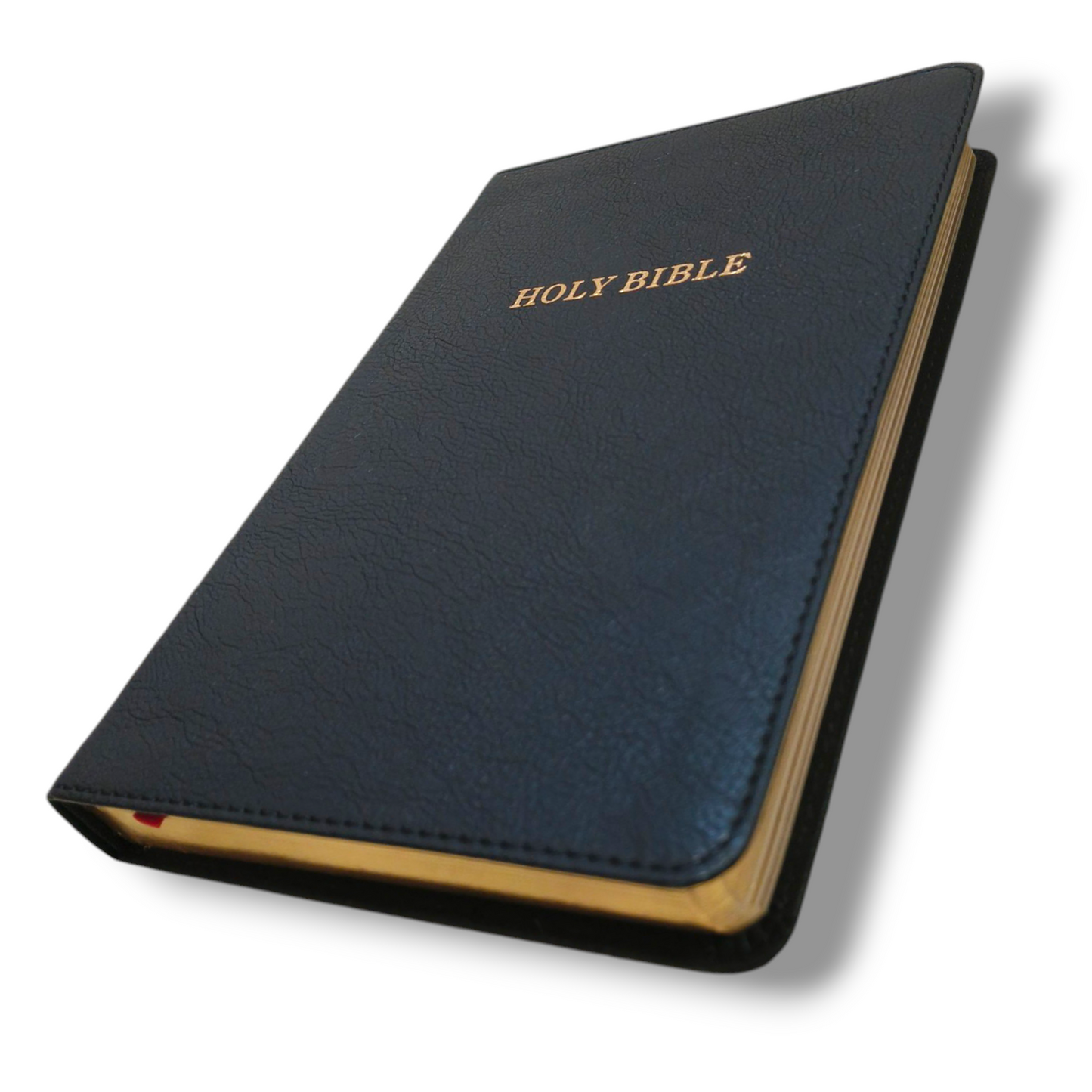 Holman KJV Edition | Thin Line Bible | Golden Edge Bible | Black Leather Cover | New Edition