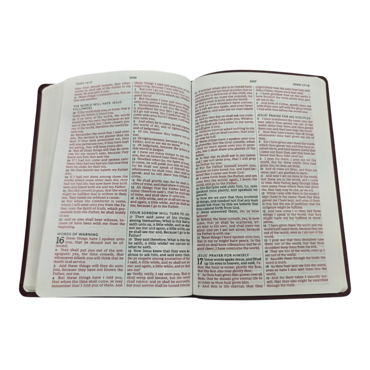 "KJV Value Large Print Thinline Bible in Burgundy – slim, easy-read edition with durable cover. Perfect for study, devotion, or gifting. ISBN: 9780718098056."