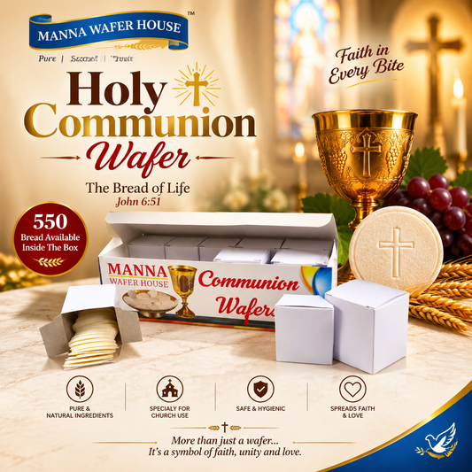 Holy Communion Manna Wafer for Church Service | Christian Communion Supply