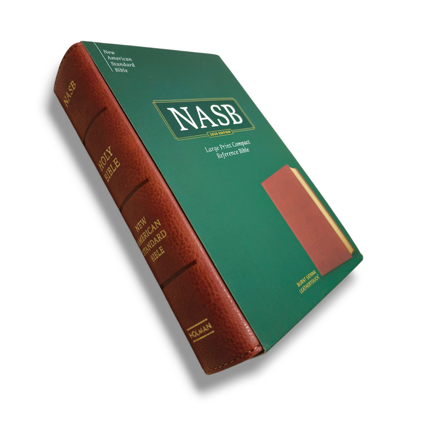 NASB Version | Large Print Compact Bible | Reference Bible | Brown Leather Cover Edition | New Edition