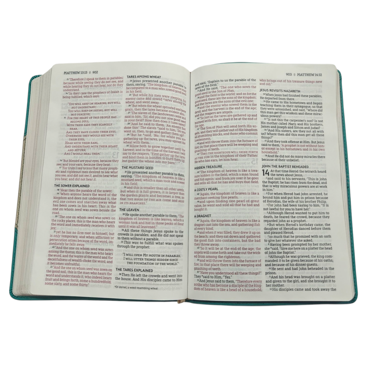 NASB Thinline Bible – New American Standard Bible, Premium Leathersoft, Red Letter Edition, Center-Column References, Ribbon Marker | Trusted Word-for-Word Translation for Study & Devotion