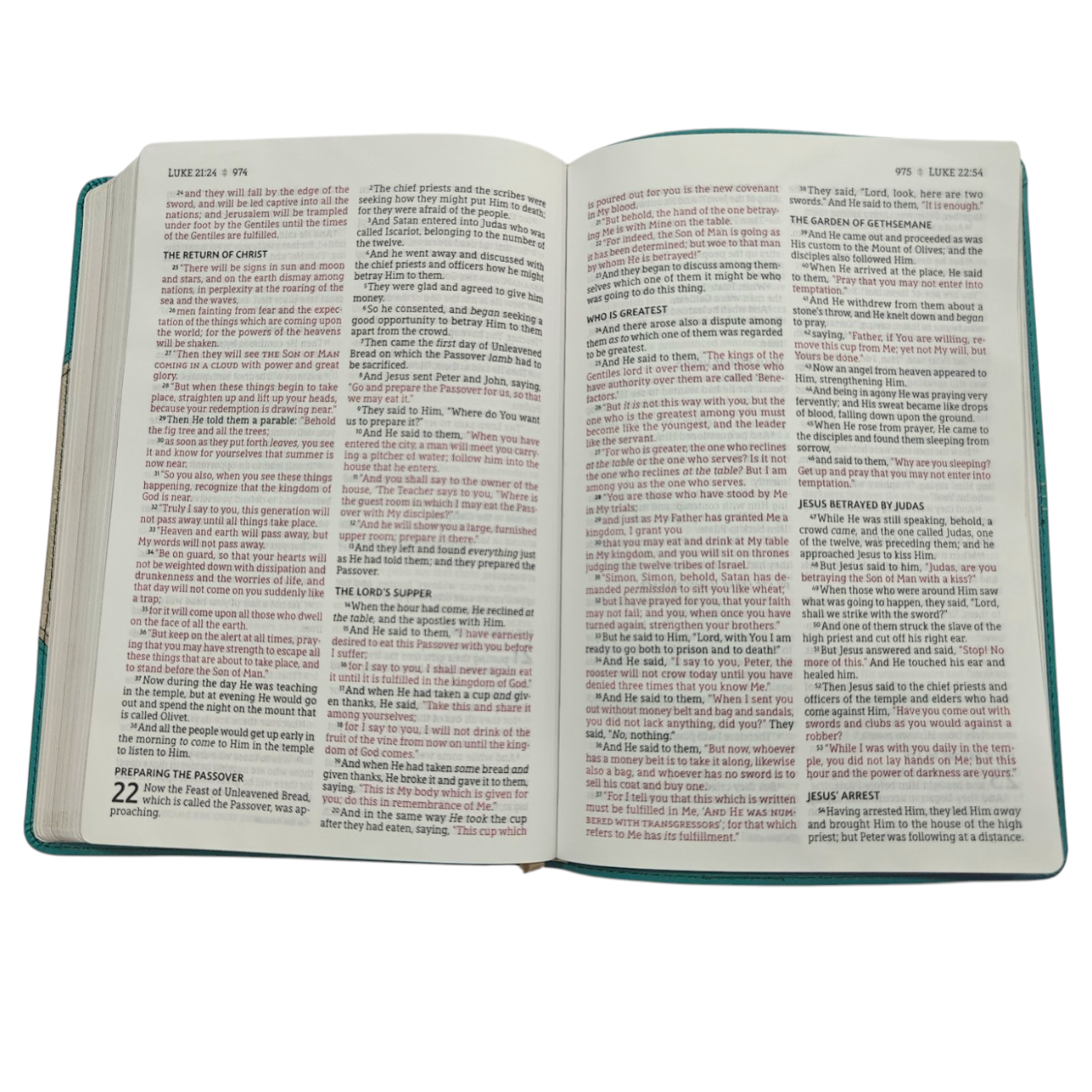 NASB Thinline Bible – New American Standard Bible, Premium Leathersoft, Red Letter Edition, Center-Column References, Ribbon Marker | Trusted Word-for-Word Translation for Study & Devotion
