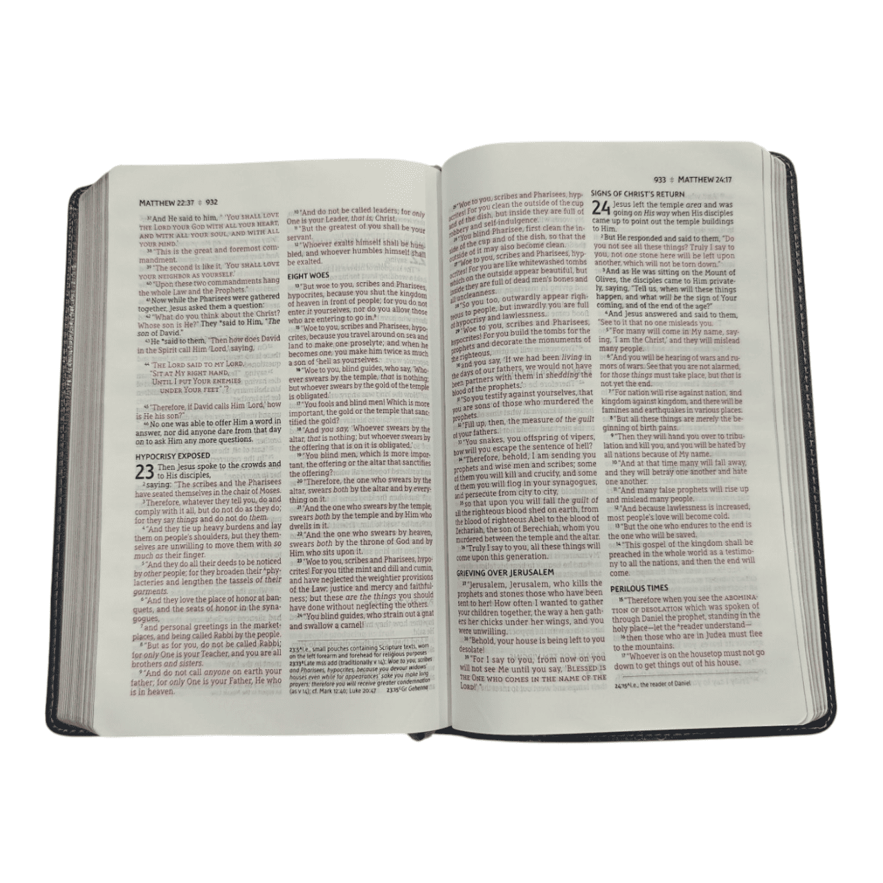 NASB Thinline Bible – New American Standard Version, Slim Portable Edition (ISBN: 9780310455431)