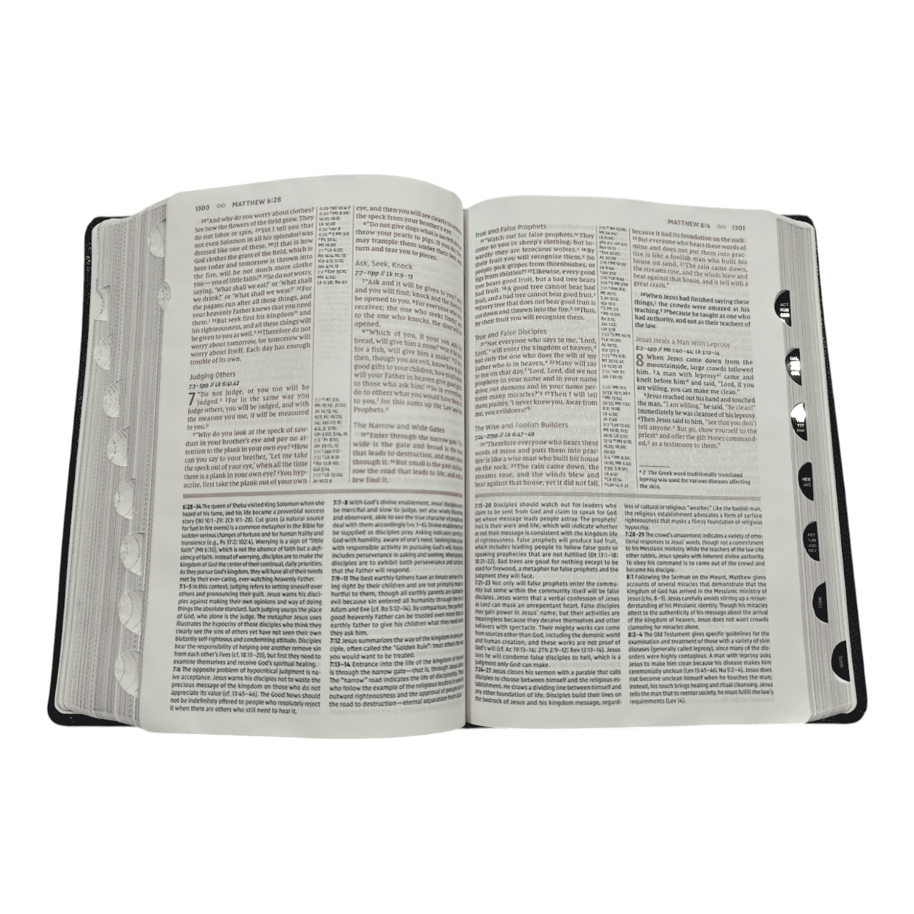 NIV Grace and Truth Study Bible with Thumb Index – Themed Study Notes & Quick Access (ISBN: 9780310447153)