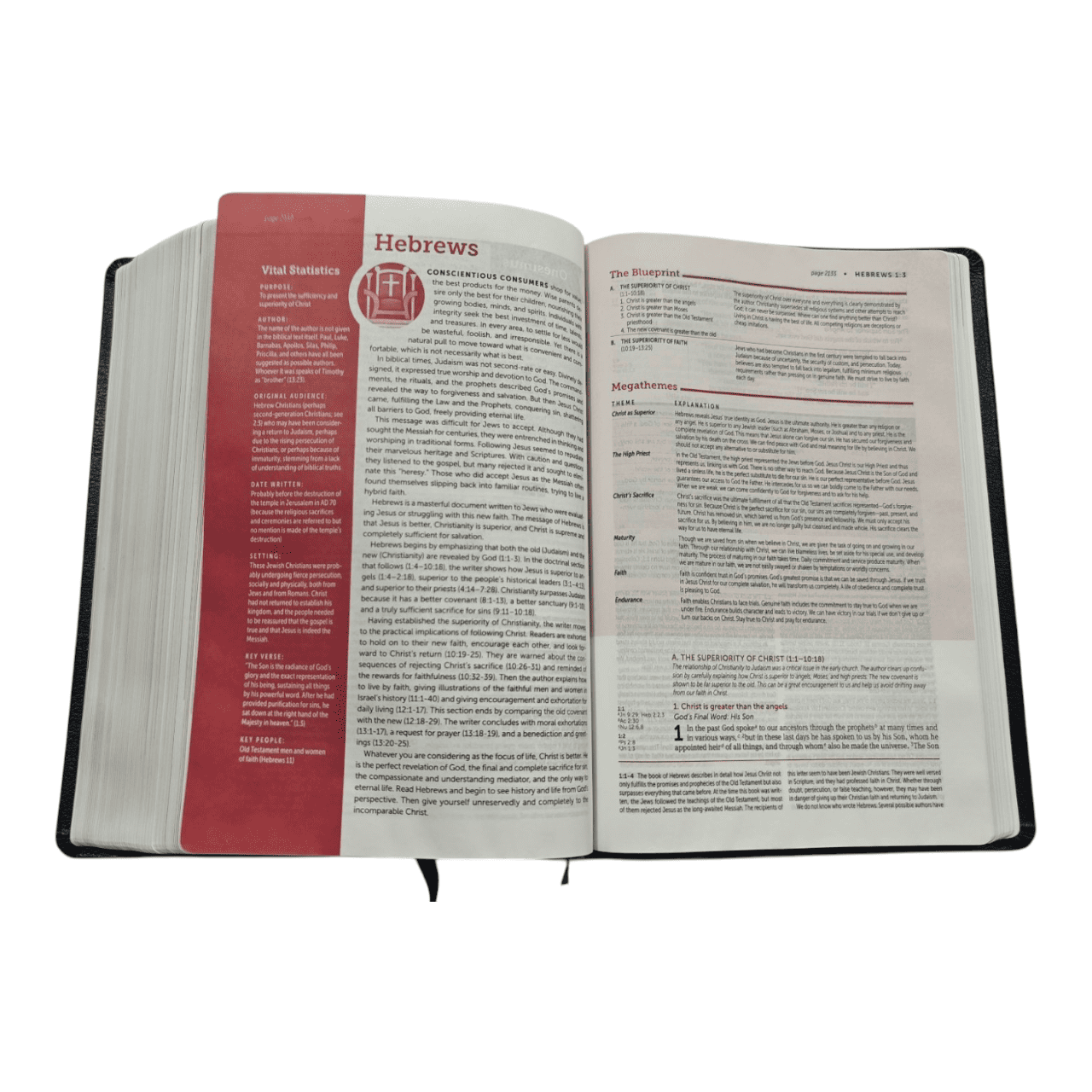 NIV Life Application Study Bible, Black – Practical Insights for Everyday Life (ISBN: 9780310452775)