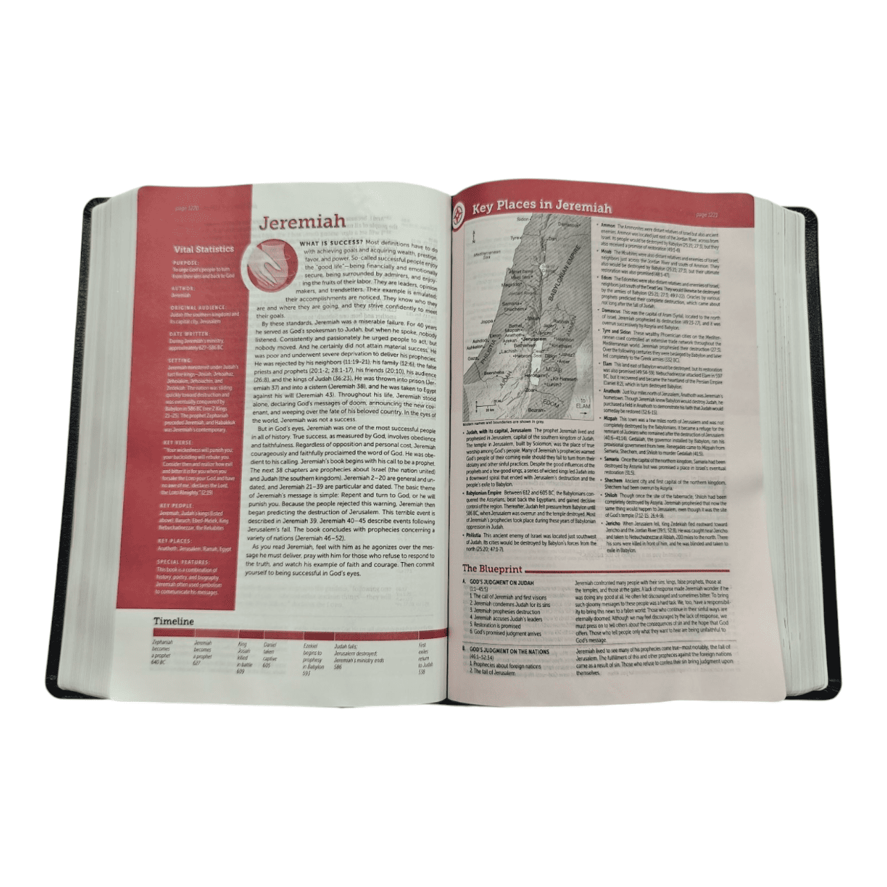 NIV Life Application Study Bible, Black – Practical Insights for Everyday Life (ISBN: 9780310452775)