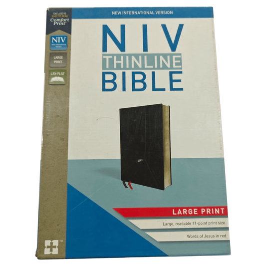 NIV Thinline Bible Large Print – Easy-to-Read Slim Edition (ISBN: 9780310093213)