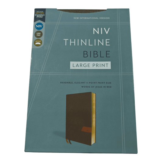 NIV Thinline Bible Large Print – Easy-to-Read Portable Edition (ISBN: 9780310463436)