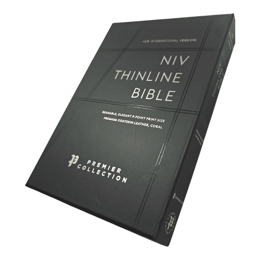NIV Premier Collection Thinline Bible | Supple Goatskin Leather | Handcrafted for a Lifetime of Use