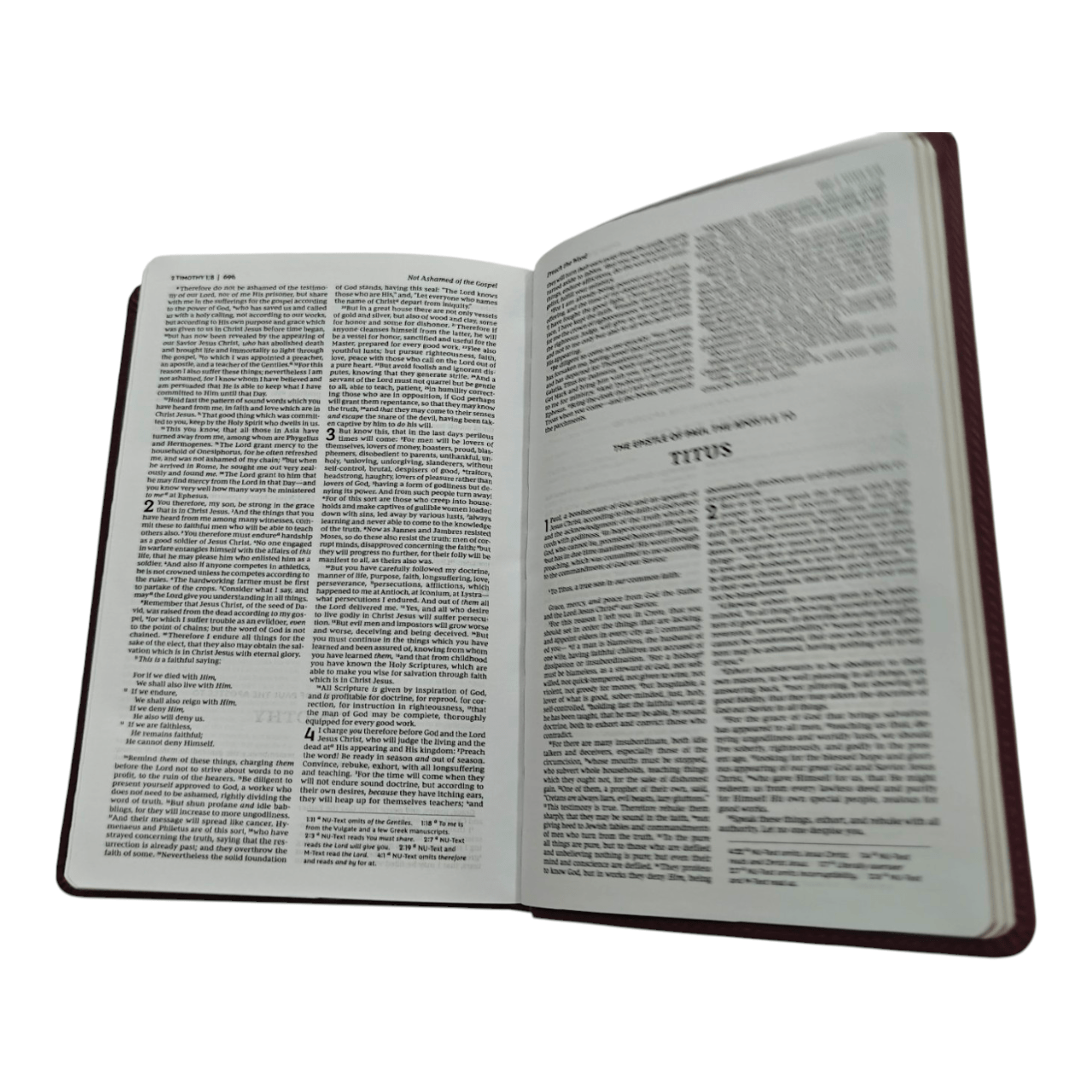 NKJV Deluxe Gift Bible – premium leather, red letter edition with gilded edges. A timeless heirloom for weddings, milestones, or gifting. ISBN: 9780718075217."