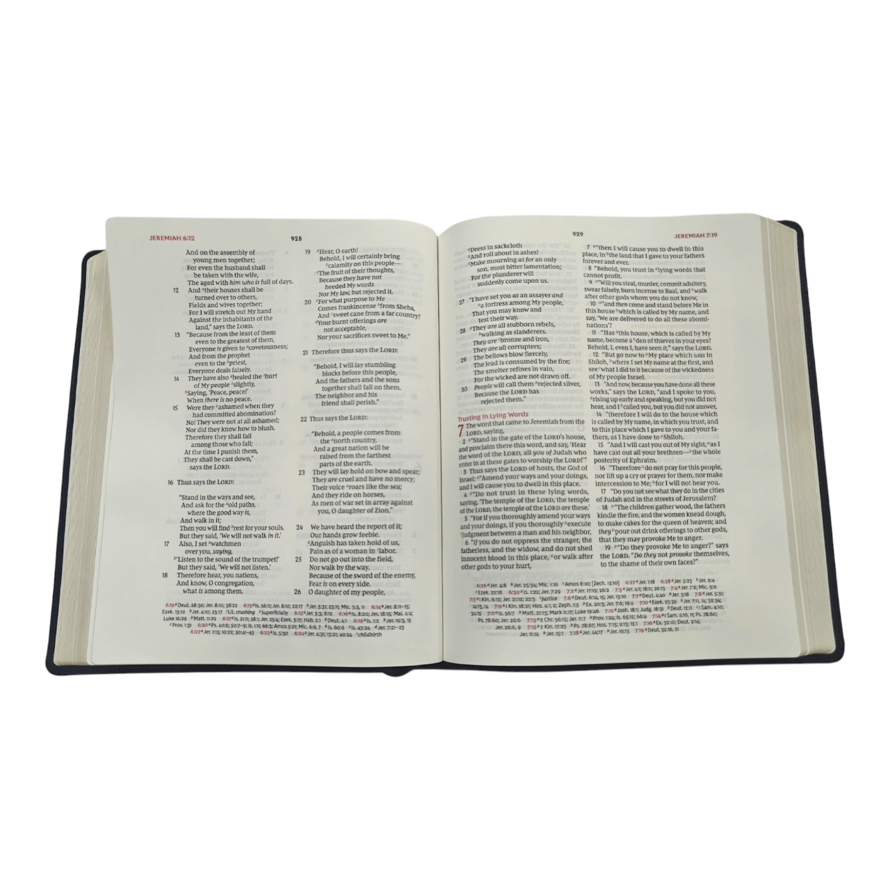 NKJV Large Print Wide Margin Reference Bible – Black LeatherTouch, Red Letter Edition, 1-Inch Margins for Notes, Comfort Print – ISBN 9780785236665