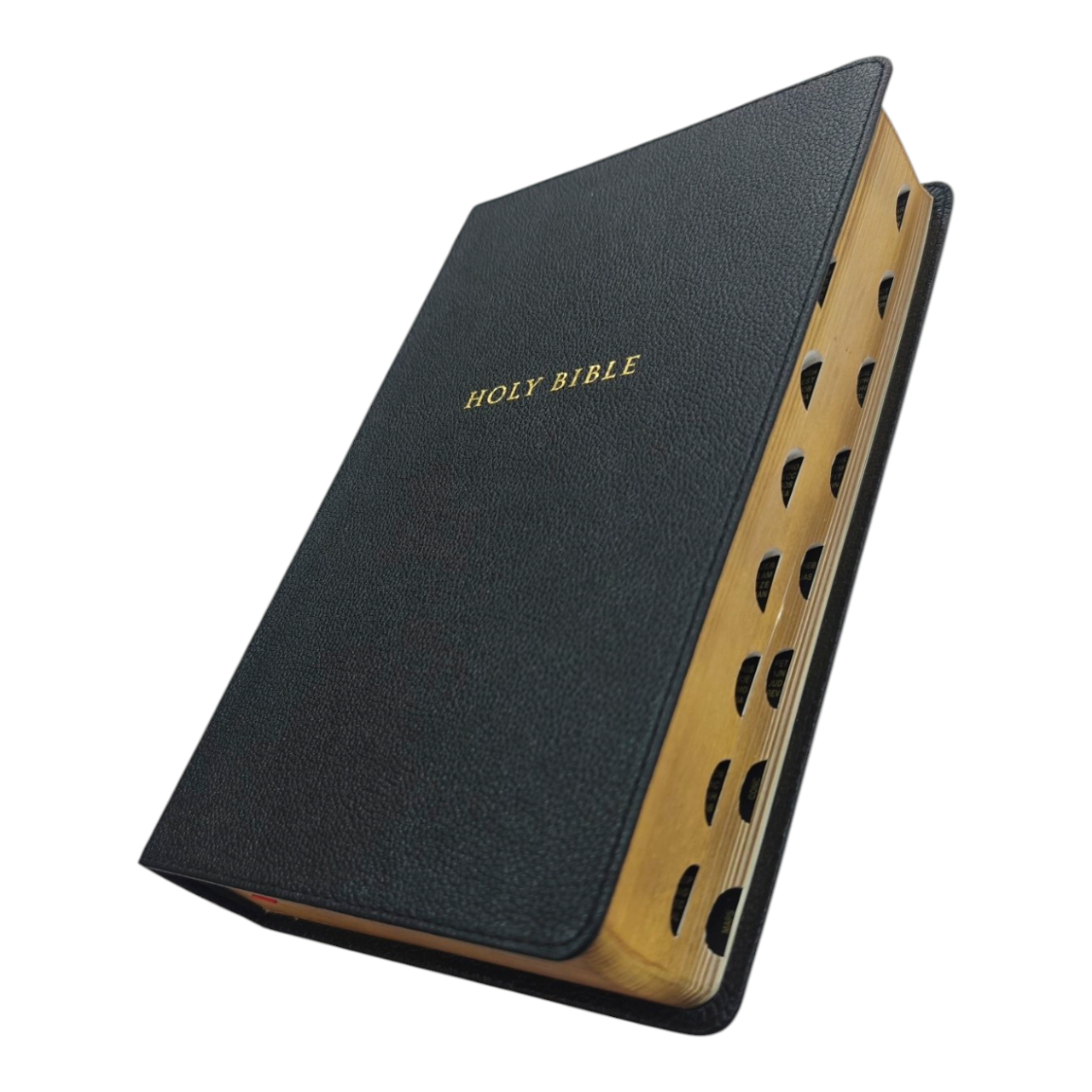 NKJV Sovereign Collection Bible – Premium Goatskin Leather, Art Gilded Edges, Personalized Family Record, Large Print – ISBN 9780785265450