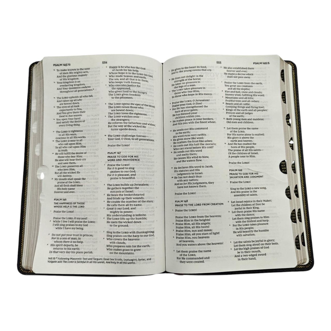 NKJV Thinline Bible, Thumb Indexed – Black LeatherTouch, Red Letter Edition, Comfort Print, Ultra-Portable (6.5" x 4.25") – ISBN 9780785234388