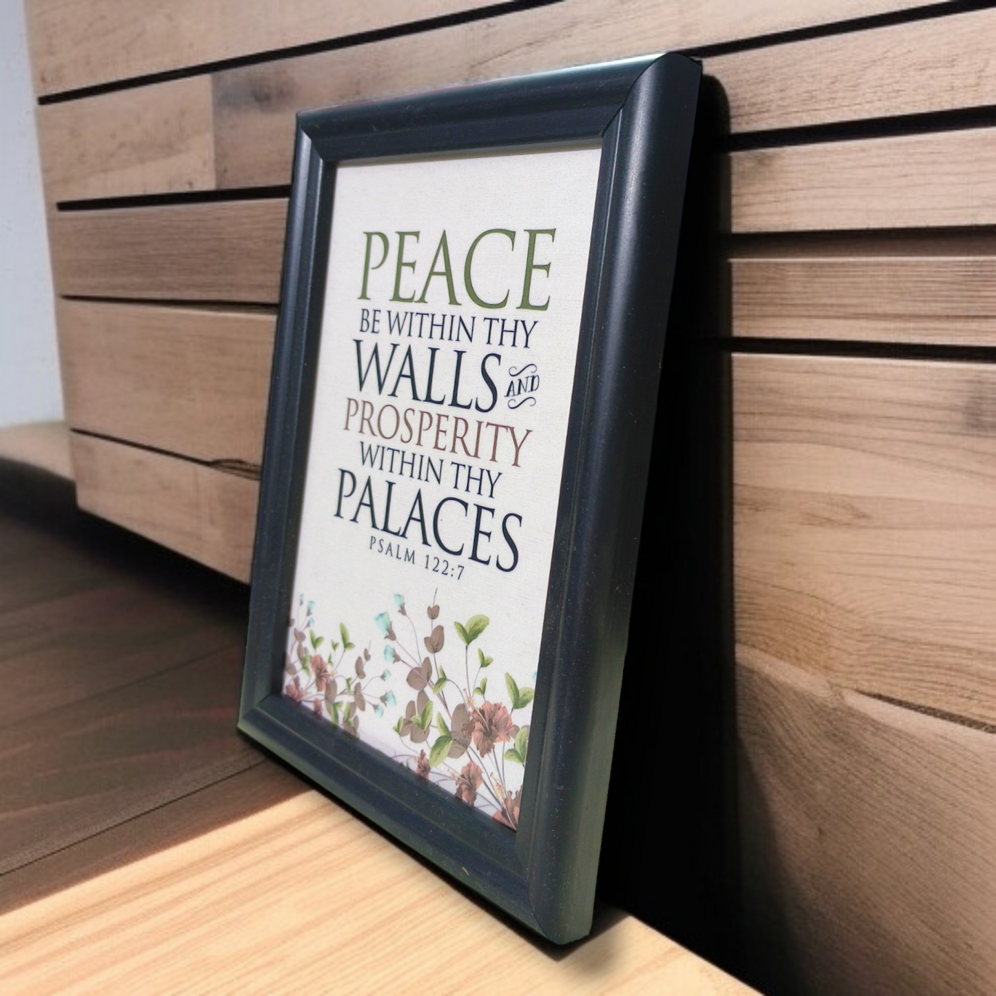 High Quality| Best Gift For Home Decor | Size : 7 inch By 5 inch | D14 |Hanging Frame | Premium Hindi Bible Verses Photo Frame