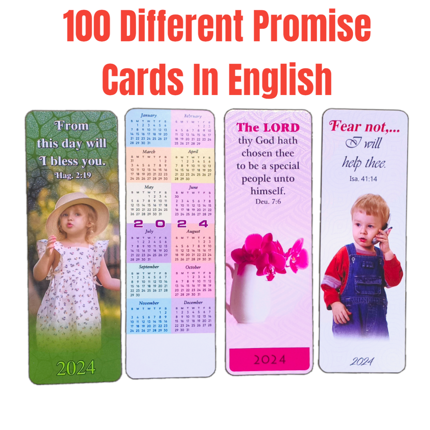 2024 Promise Cards | 100 Different Promise Cards In English