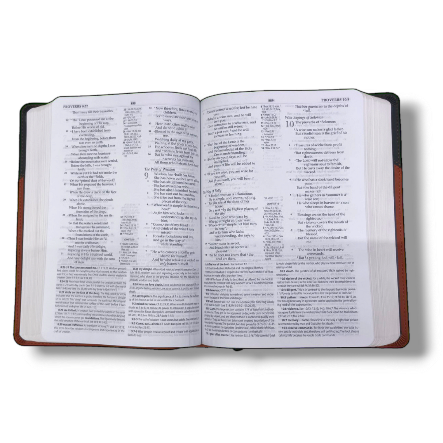 The MacArthur Study Bible | Large Print | Brown Tan Soft Imitation Leather | New King James Version |  New Edition