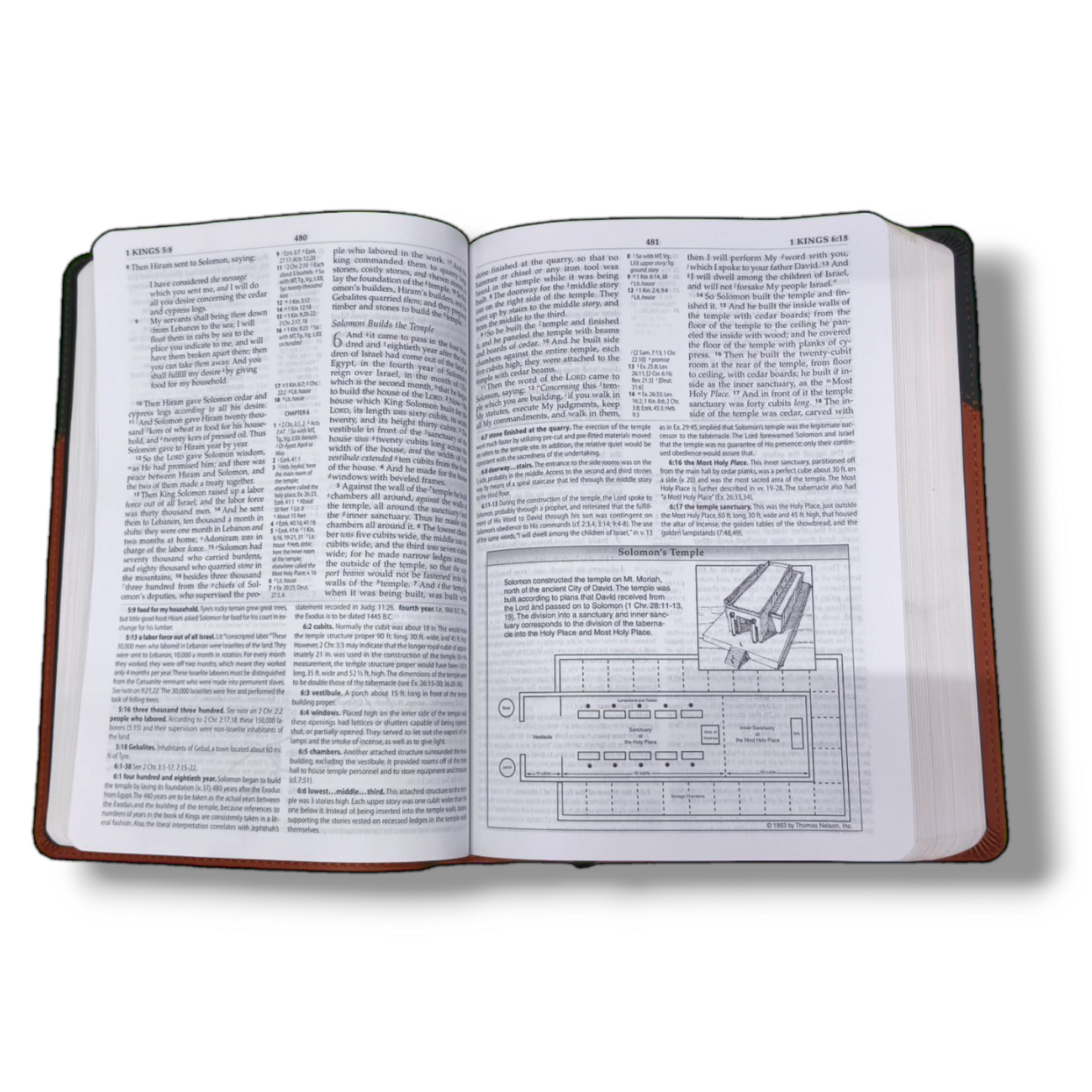 The MacArthur Study Bible | Large Print | Brown Tan Soft Imitation Leather | New King James Version |  New Edition