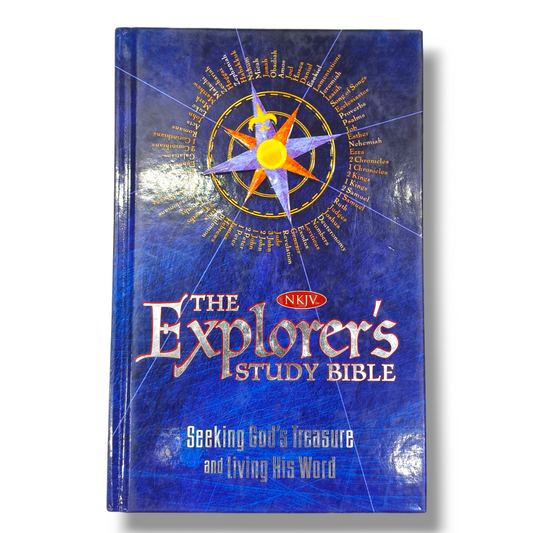 The NKJV, Explorer's Study Bible | New Edition | Hard Bound | Hardcover: Seeking God's Treasure and Living His Word
