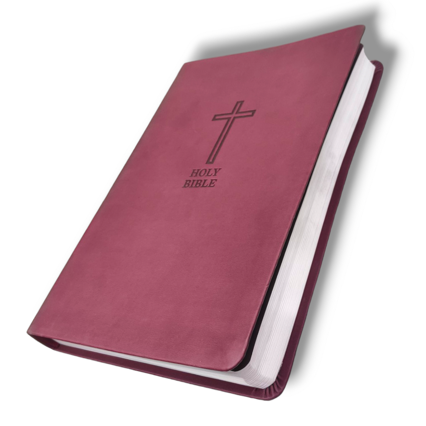 KJV VALUE LARGE PRINT THINLINE BIBLE |  Cross Attractive Design Hardcover with Lavender Italian Duo-Tone | Red Letter | New Edition