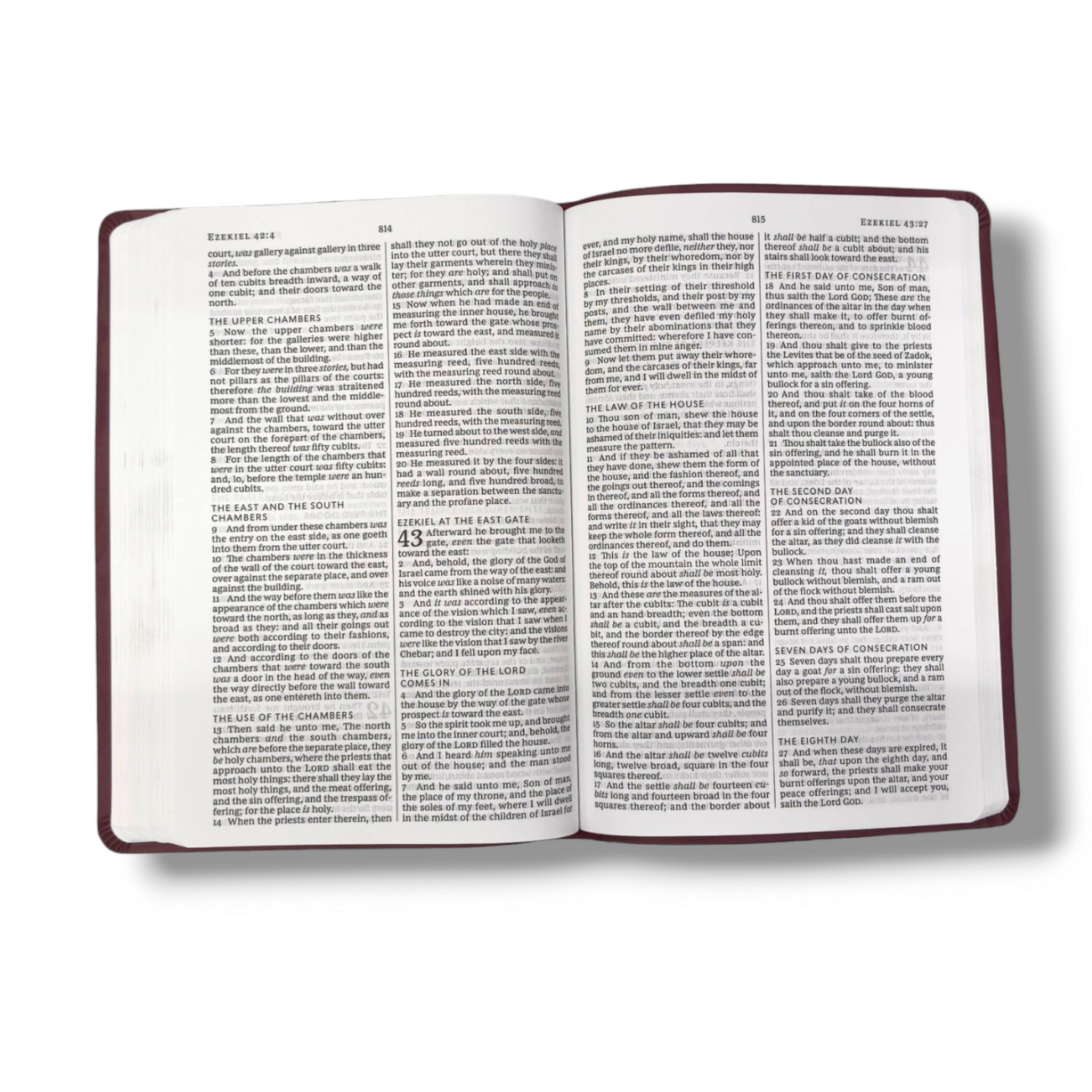 KJV VALUE LARGE PRINT THINLINE BIBLE |  Cross Attractive Design Hardcover with Lavender Italian Duo-Tone | Red Letter | New Edition