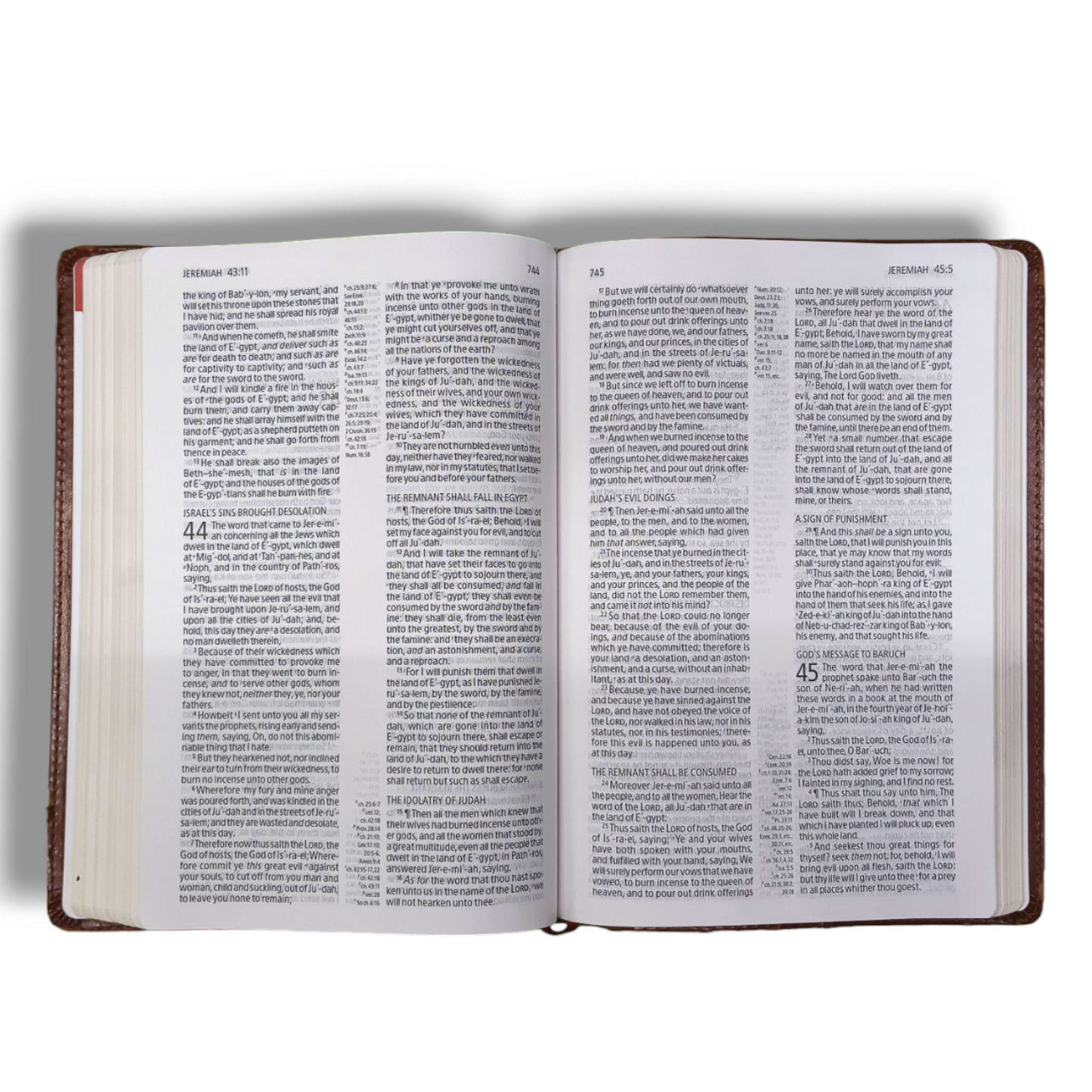 KJV ULTRATHIN REFERENCE BIBLE | BLACK GENUINE LEATHER BOUND | STUDY BIBLE | NEW EDOITION