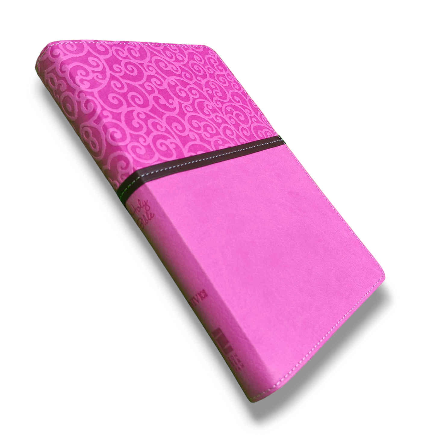 Holy Bible NIV Pink | Plum Italian Duo-Tone | Thinline  Lay-Flat  Thinline | Study Bible | New Edition