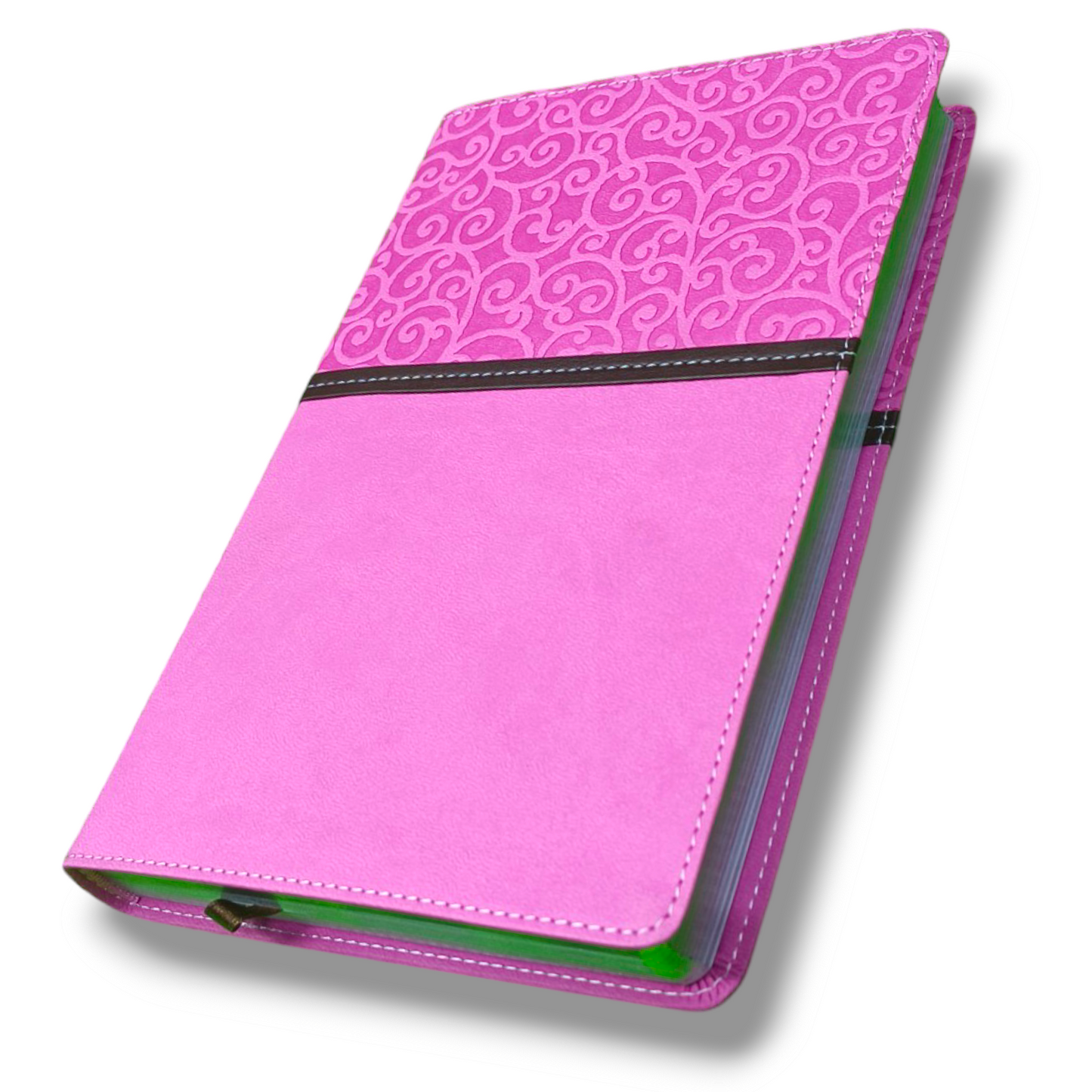 Holy Bible NIV Pink | Plum Italian Duo-Tone | Thinline  Lay-Flat  Thinline | Study Bible | New Edition