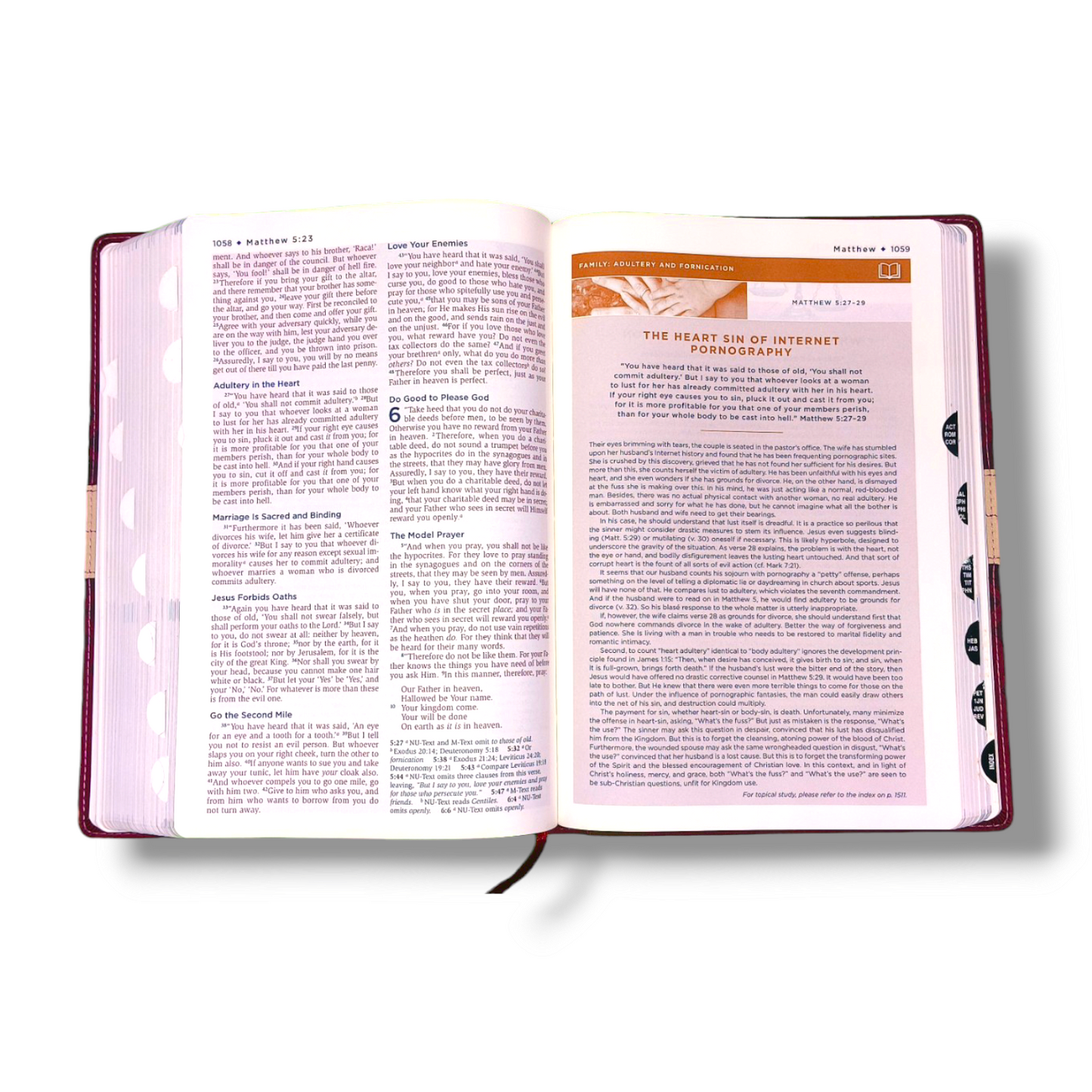 NKJV, Unapologetic Bible | Pink Attractive Design | Study Bible | Thumb Index Edition | New Editon