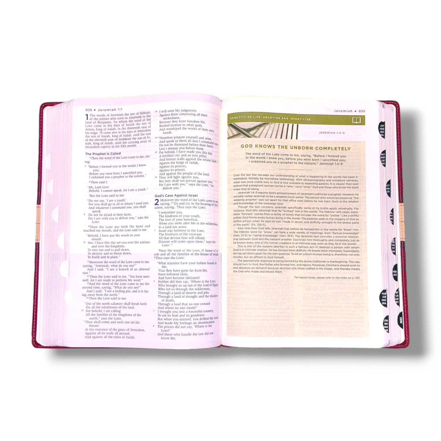 NKJV, Unapologetic Bible | Pink Attractive Design | Study Bible | Thumb Index Edition | New Editon