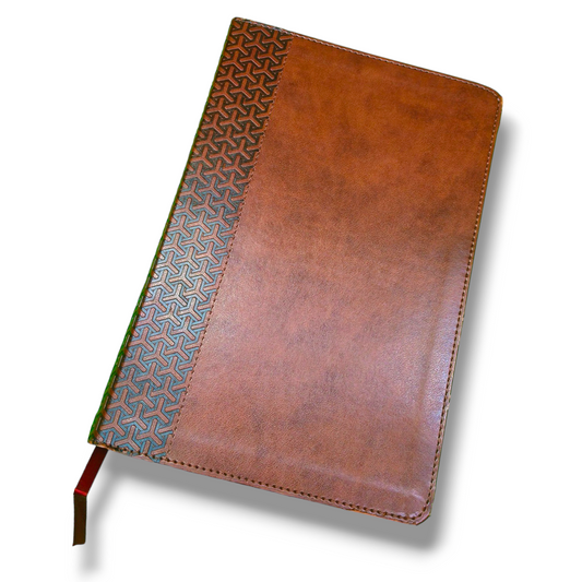 KJV Everyday Study Bible | Imitation Attractive Deign Brown Leather Edition | New Edition