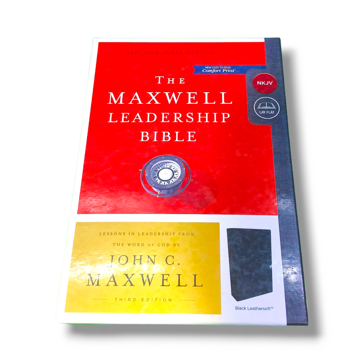 NKJV The Maxwell Leadership Bible | Black Leather Cover Edition | Personal Reference | With Related Pictures  | New Edition