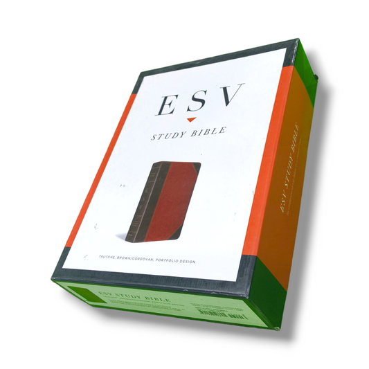 ESV Study Bible | Complete Reference System | Study Bible | Brown Leather Cover Edition | Personal Reference | With Related Pictures | New Edition