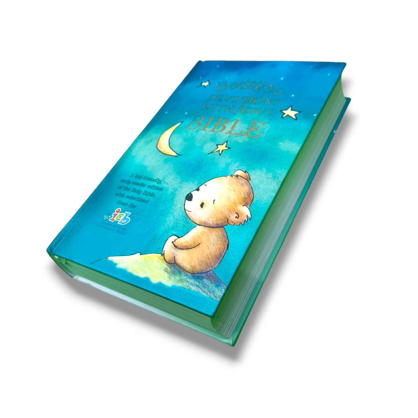 ICB, Bedtime Devotions With Jesus Bible | International Children's Bible | With Picture's | Hard Bound Cover |  New Edition